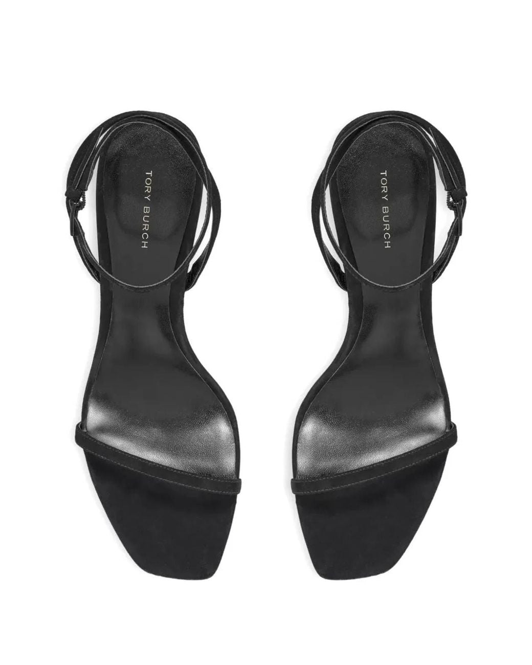 Tory Burch Black "Pave" Heel Sandal 90Mm