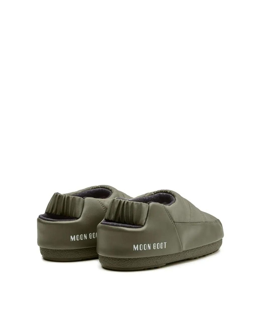 Moon Boot Green Evolution Logo Mules Sandals for men