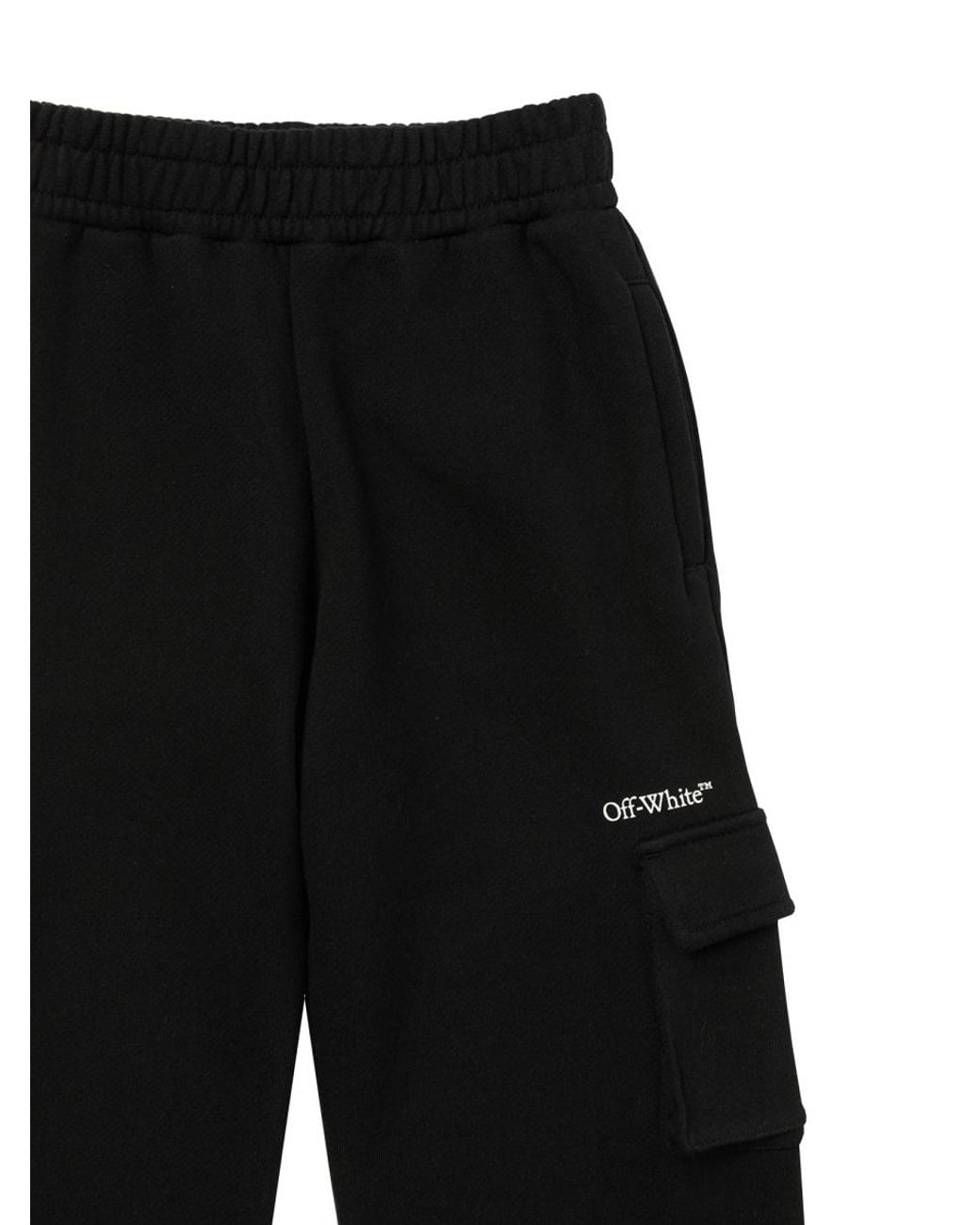 Off-White c/o Virgil Abloh Black Bookish Cargo Wide Sweatpant