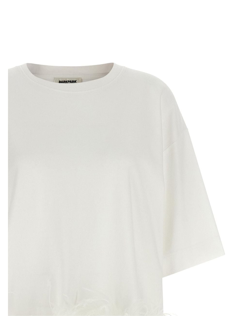 DARKPARK White 'Smith' Feather T-Shirt