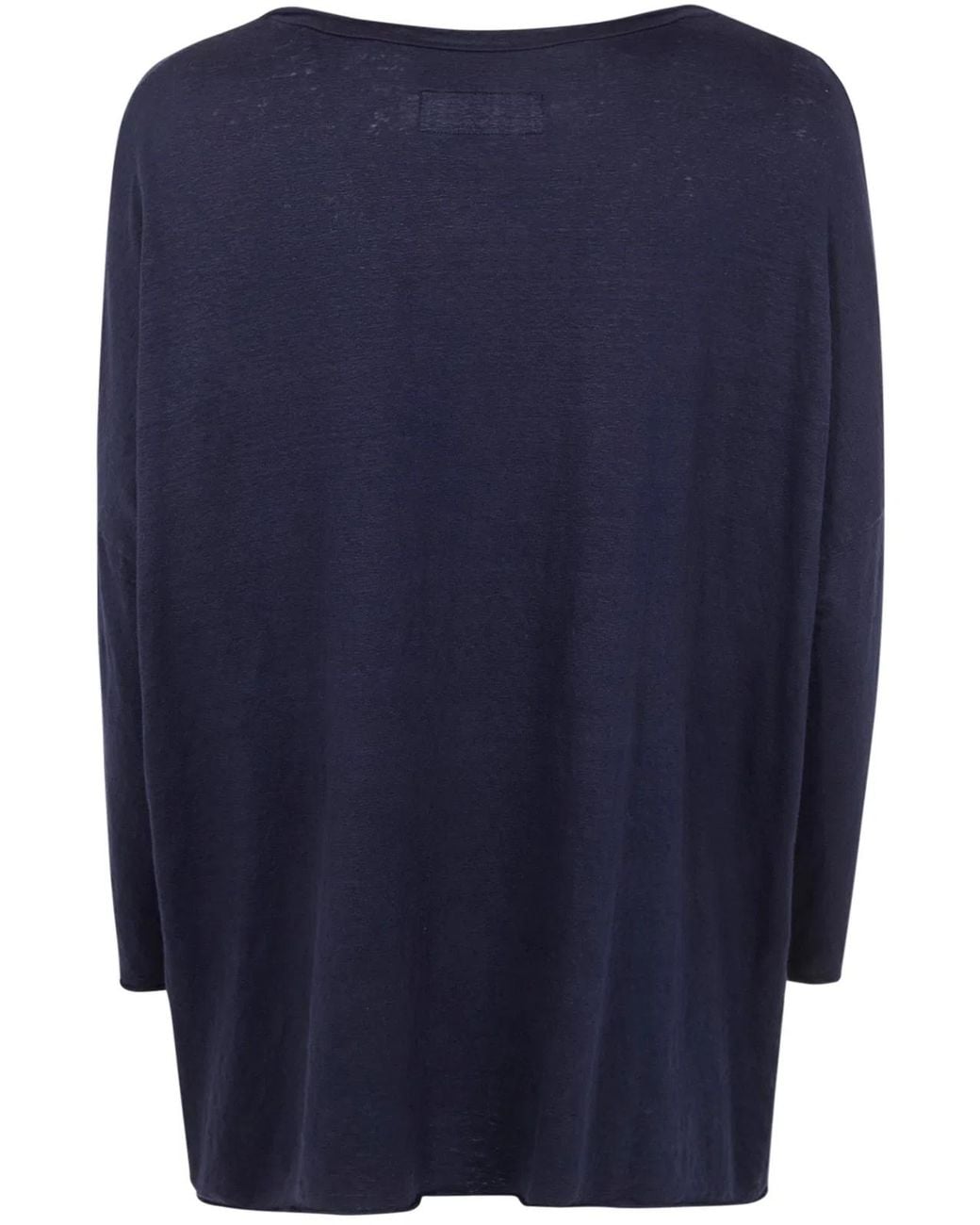 Labo.art Blue "Ata" Lieto Linen Round Neck Sweater