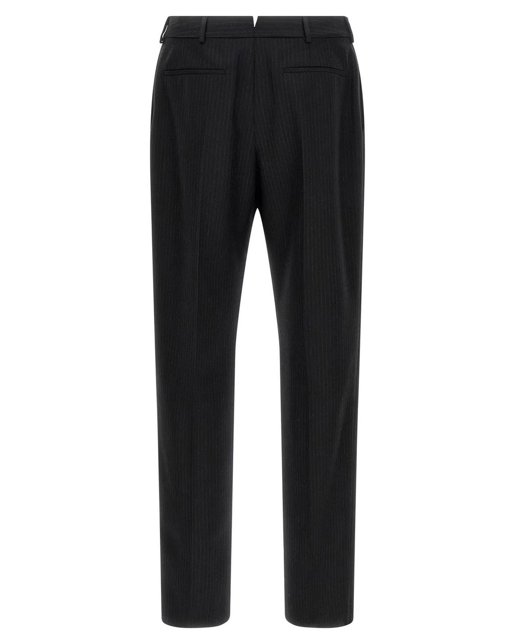 Saint Laurent Black Wool Dress Pants for men