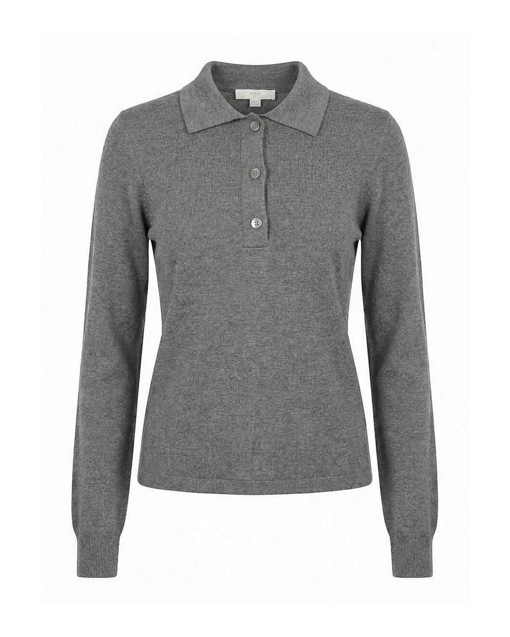 Malo Gray Polo Neck Sweater