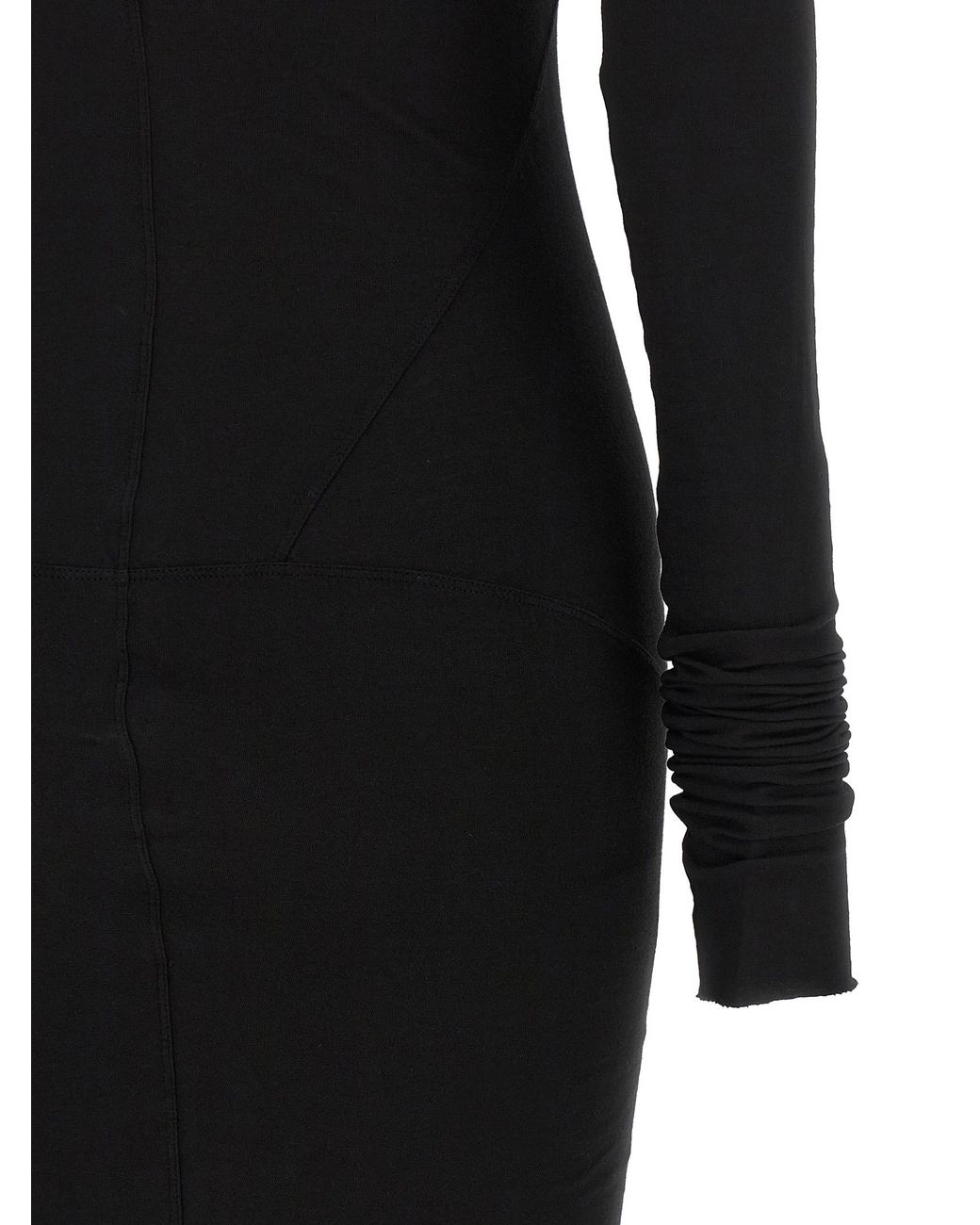 Rick Owens Black 'simple Edfu Gown' Dress