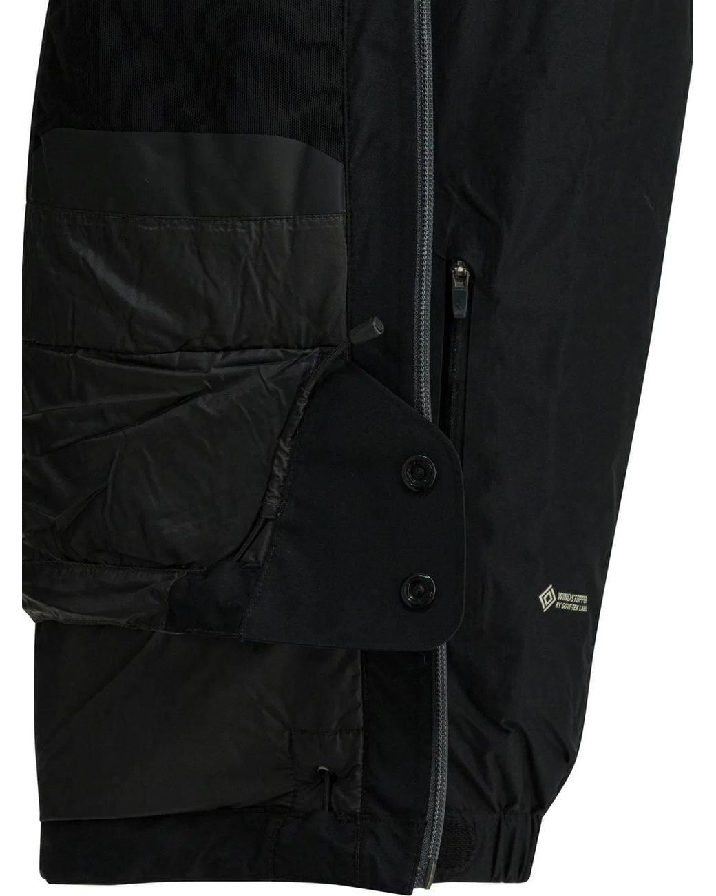 Montbell Black Fabric Polyester Jacket for men