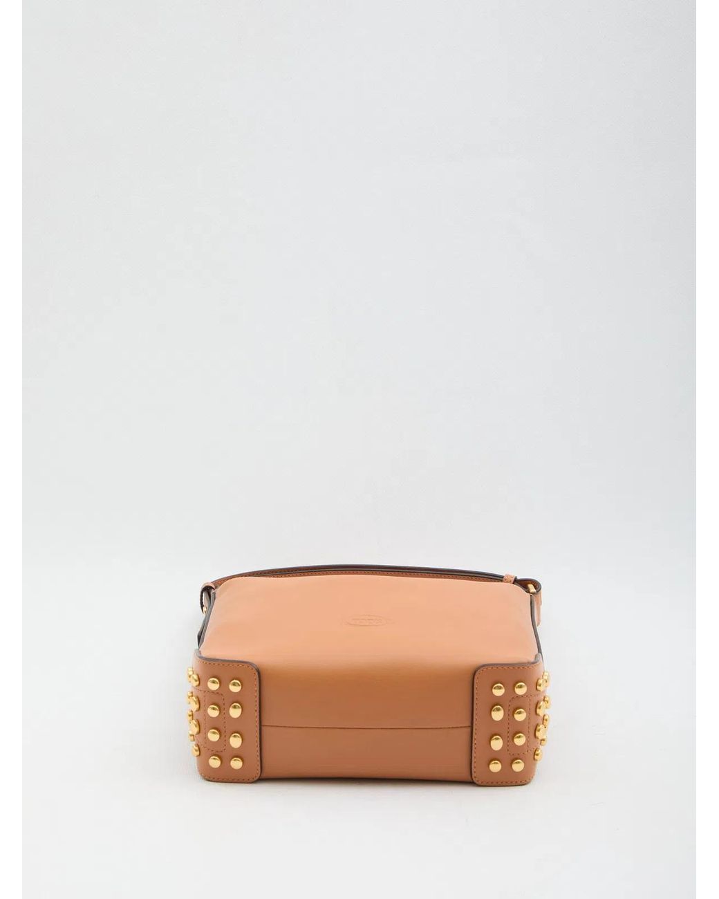 Tod's Brown Mini Bag Metal Dots