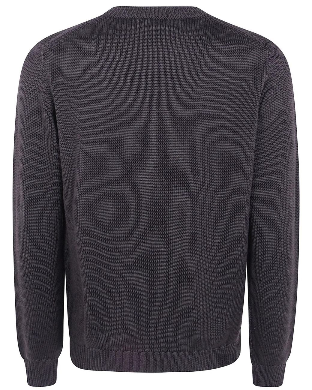 Nuur Blue Long Sleeves Round Neck Sweater for men