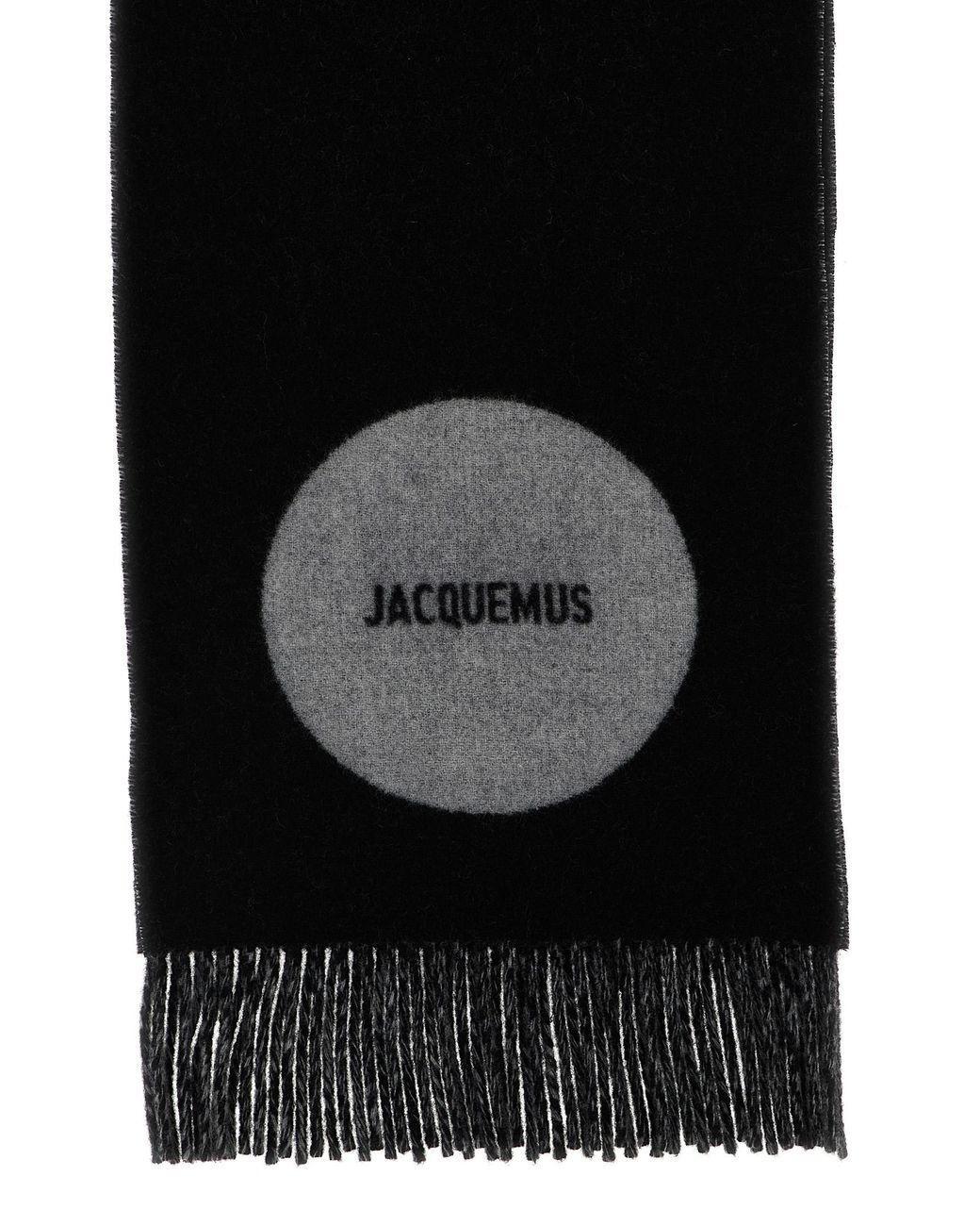 Jacquemus Black "Rond Carrã" Scarf for men
