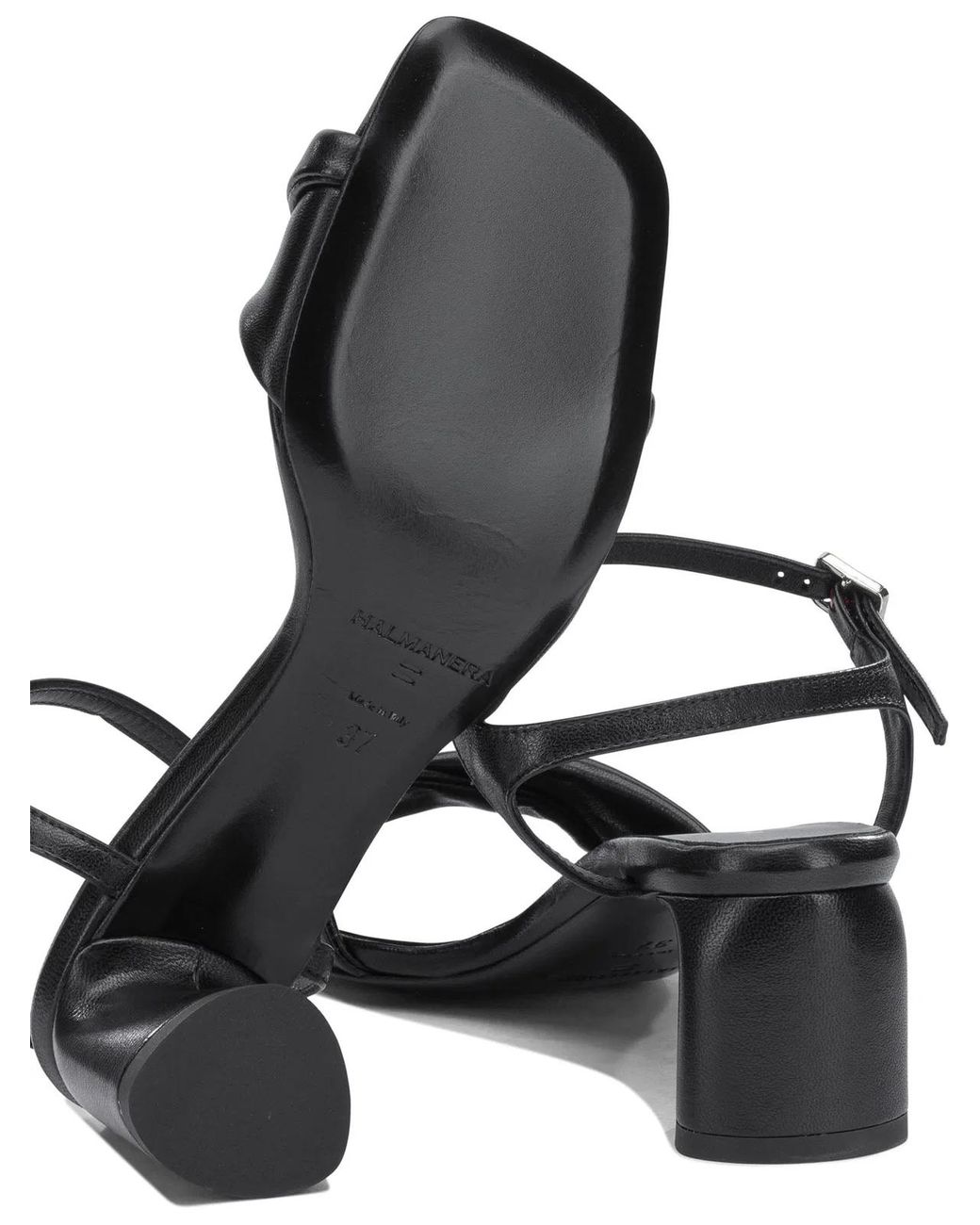 Halmanera Black Sandals
