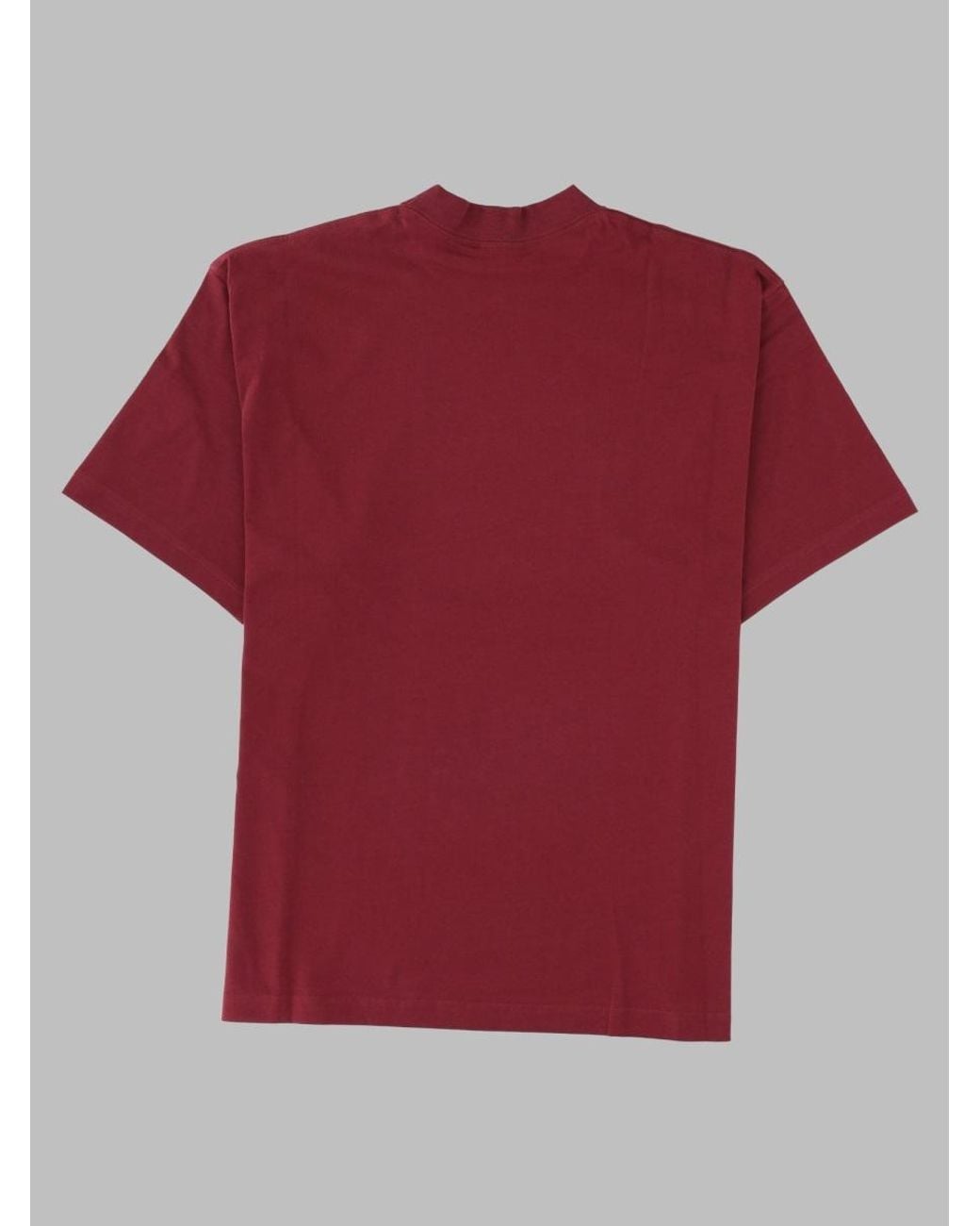 Balenciaga Red T-Shirt "Tape Type"