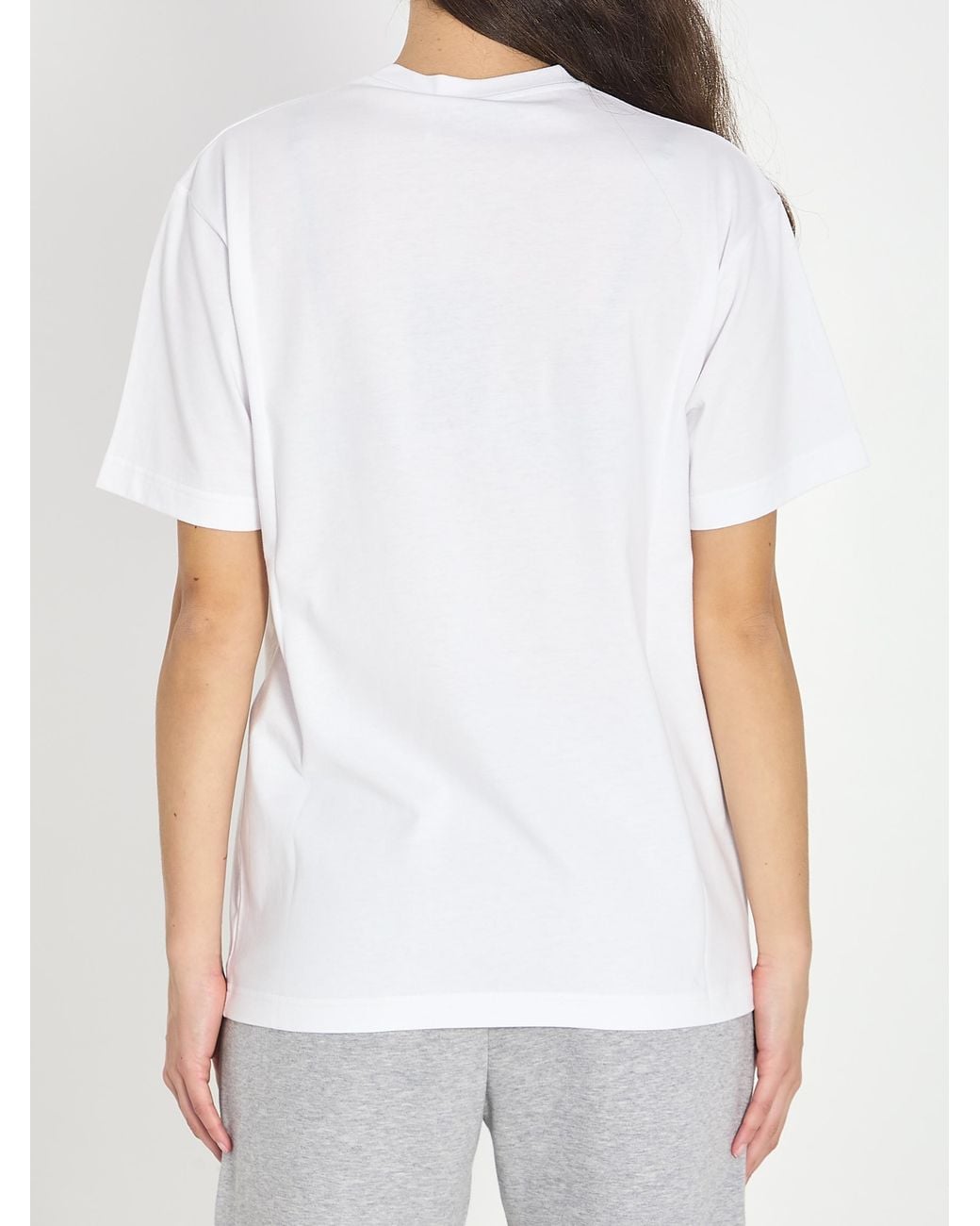 Gucci White Cotton Jersey T-Shirt