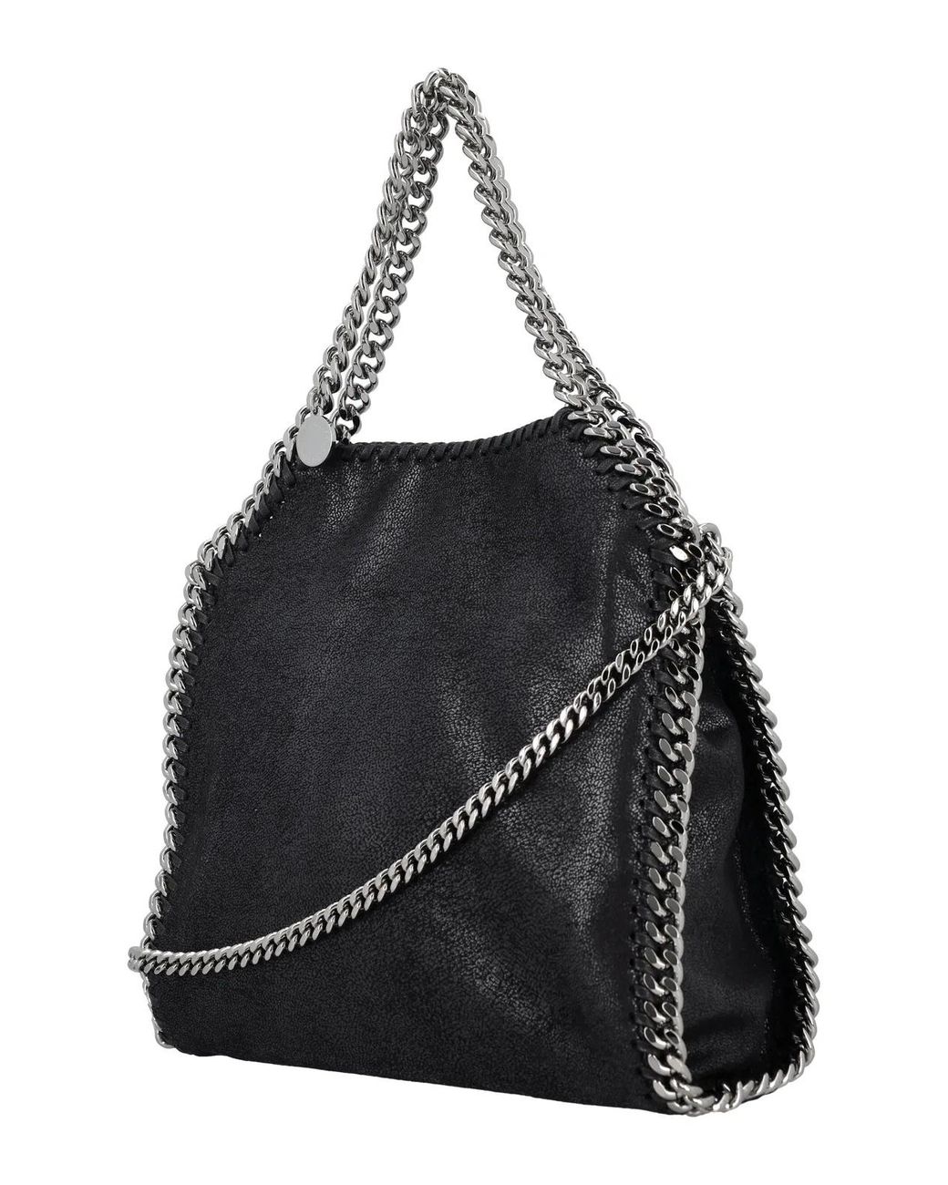 Stella McCartney Black Eco-Friendly Mini Falabella Tote