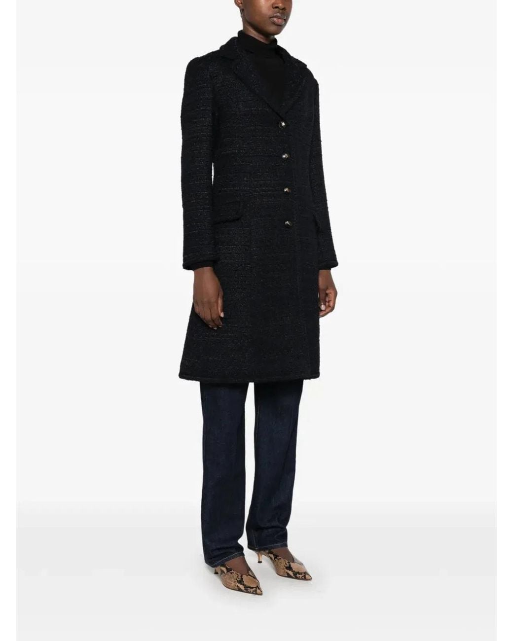 Etro Black Abrigo
