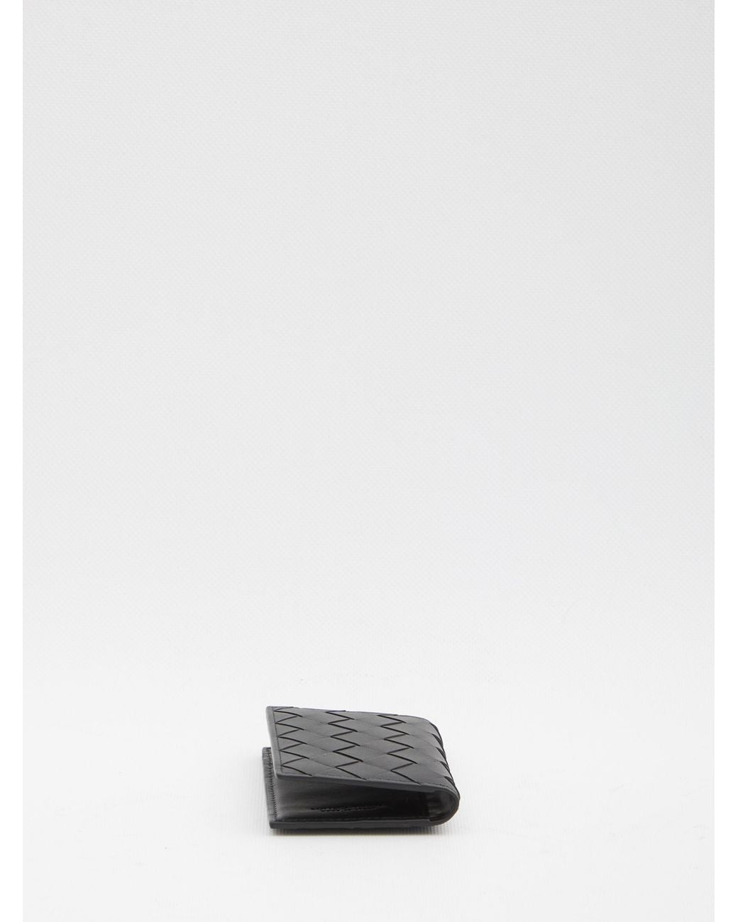 Bottega Veneta White Portacarte Intrecciato Con Patta for men