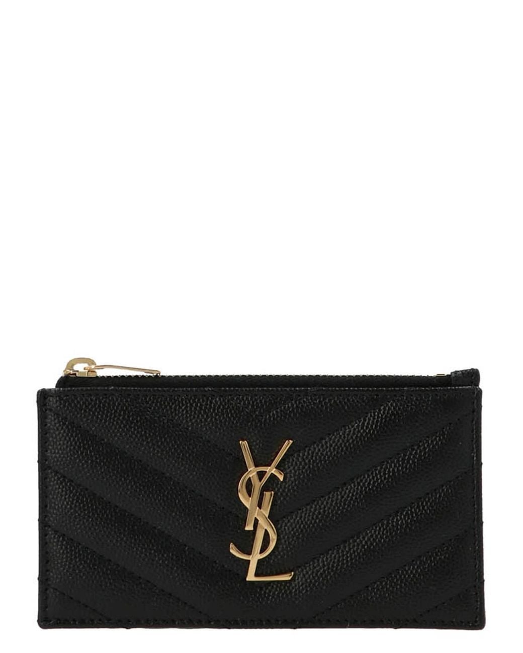 Saint Laurent Black Card Holder 'Monogram'