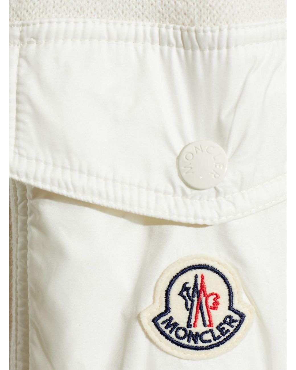 Moncler White Natural Wool Sweater for men