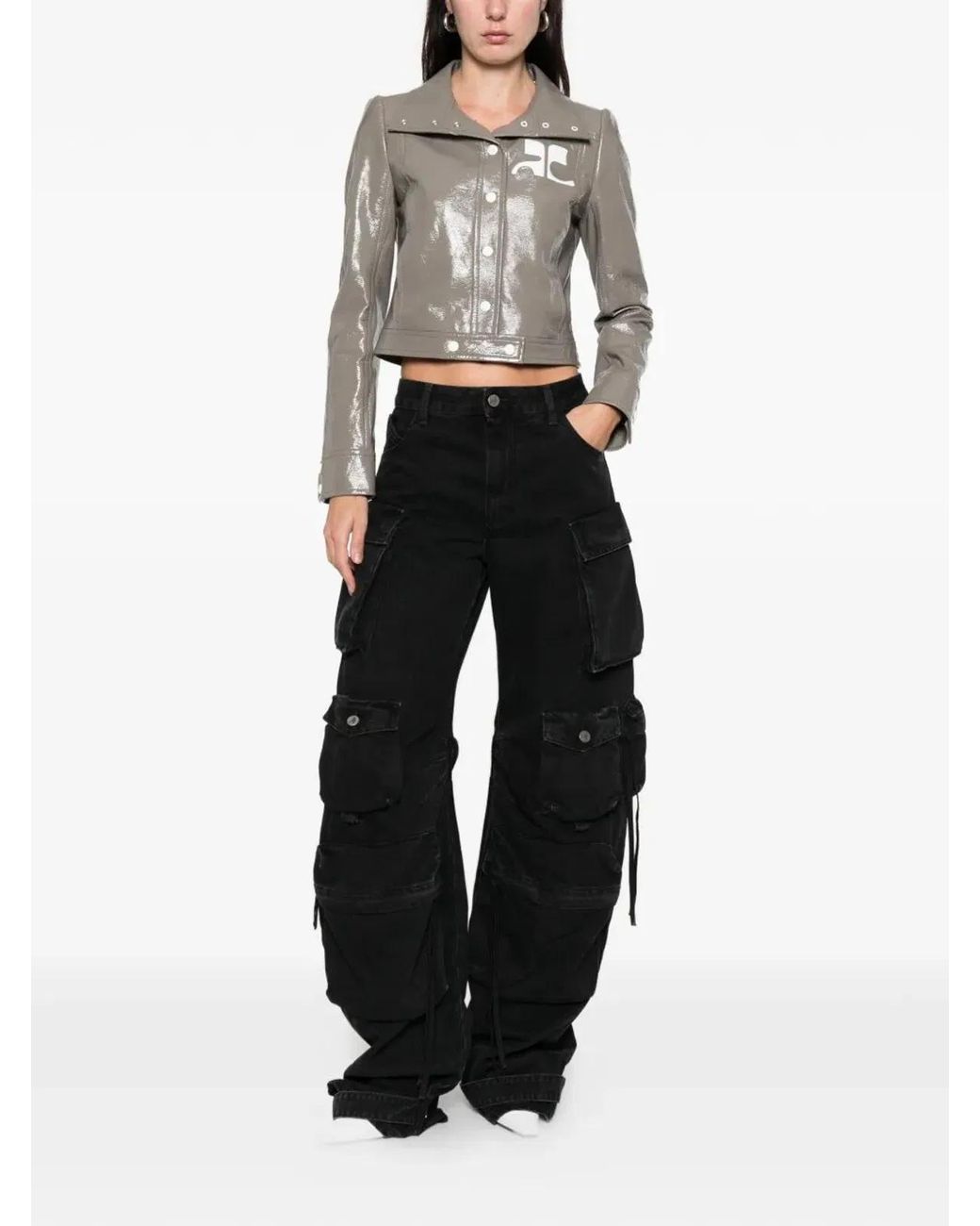 Courreges Metallic Courregès Reedition Vinyl Jacket
