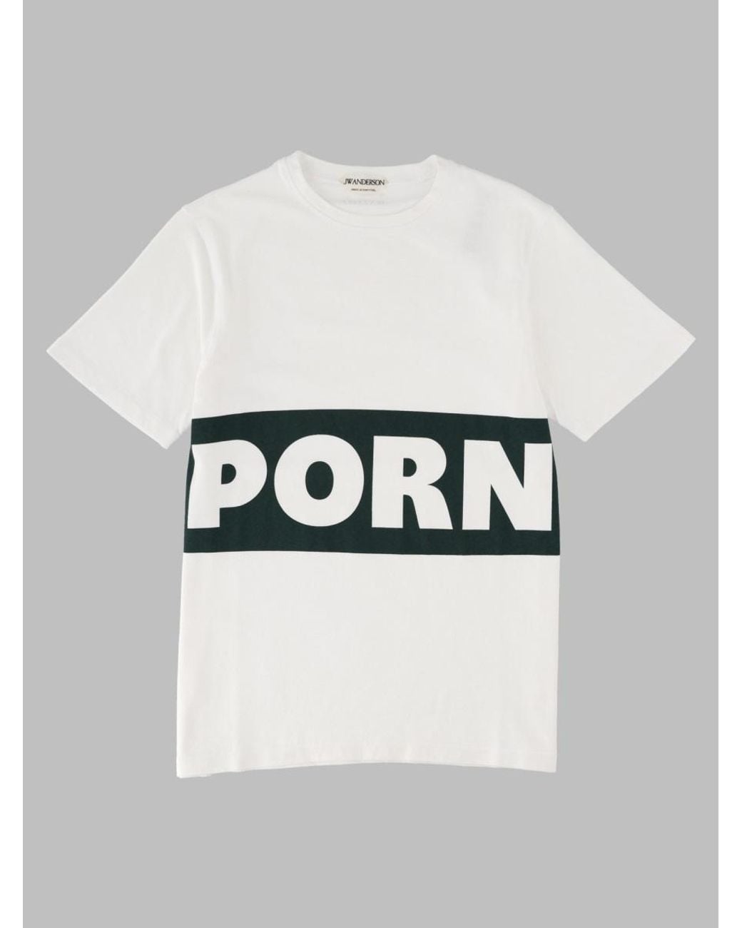 J.W. Anderson Gray Graphic Cotton T-Shirt