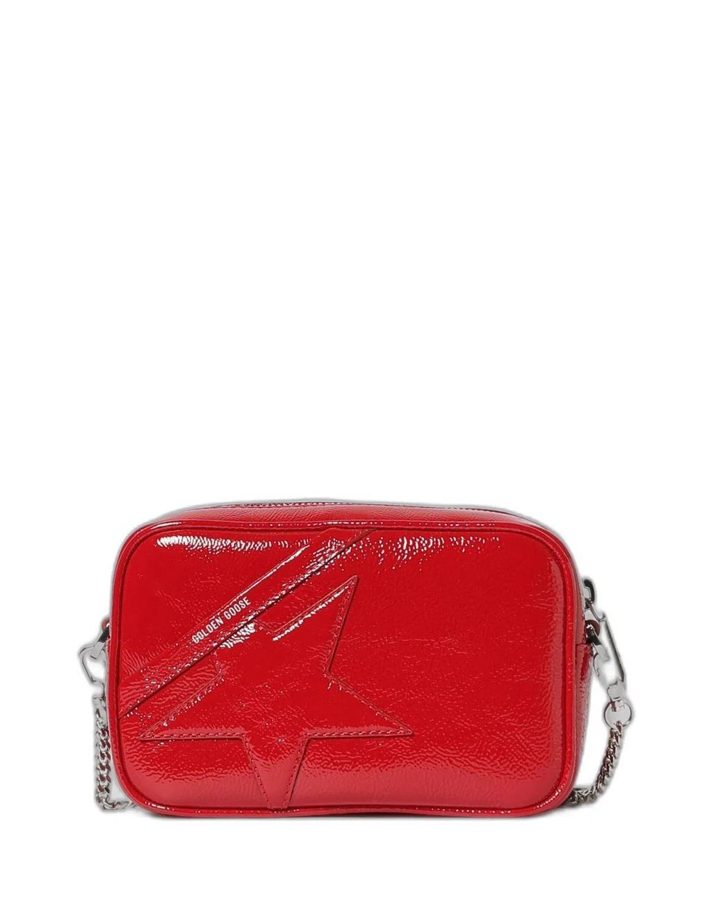 Golden Goose Deluxe Brand Red Mini Star Bag