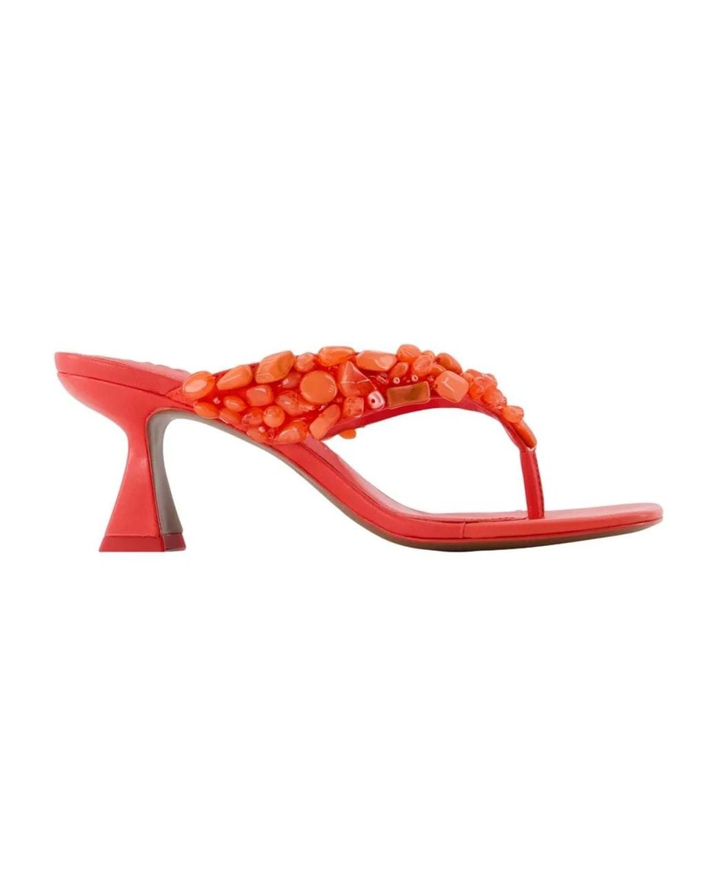 Cult Gaia Red Abi Pumps
