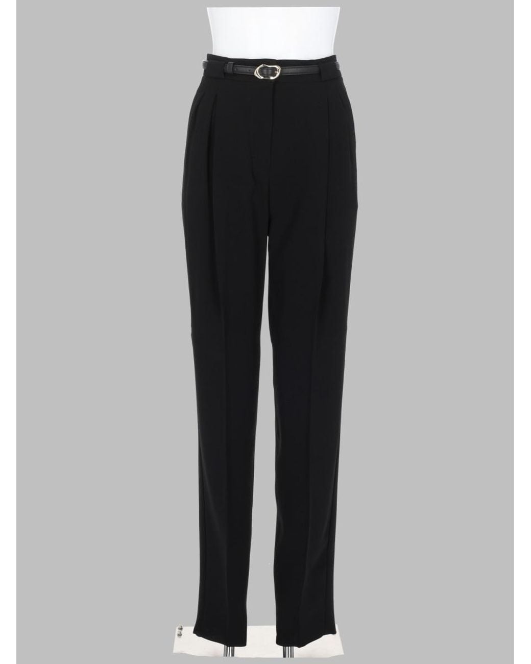 Max Mara Black Pantalone Carrot