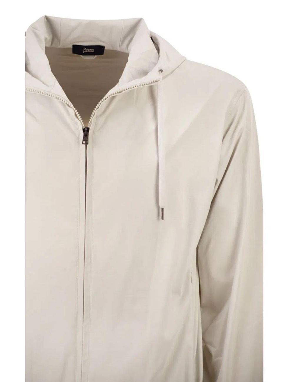 Herno White Wool Sweater for men