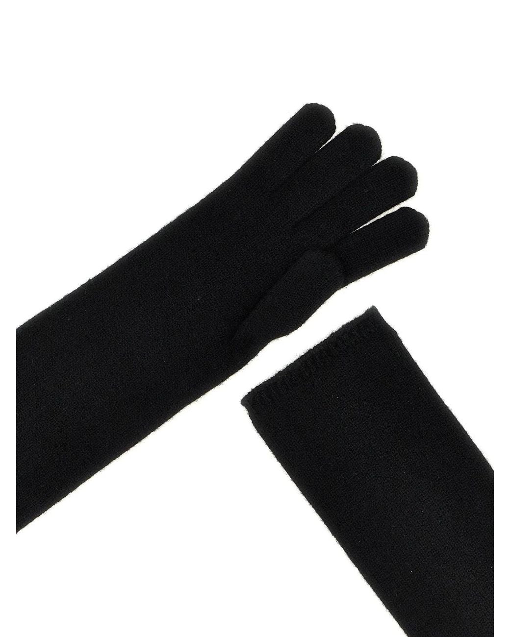 Max Mara Black 'Alaggio' Gloves