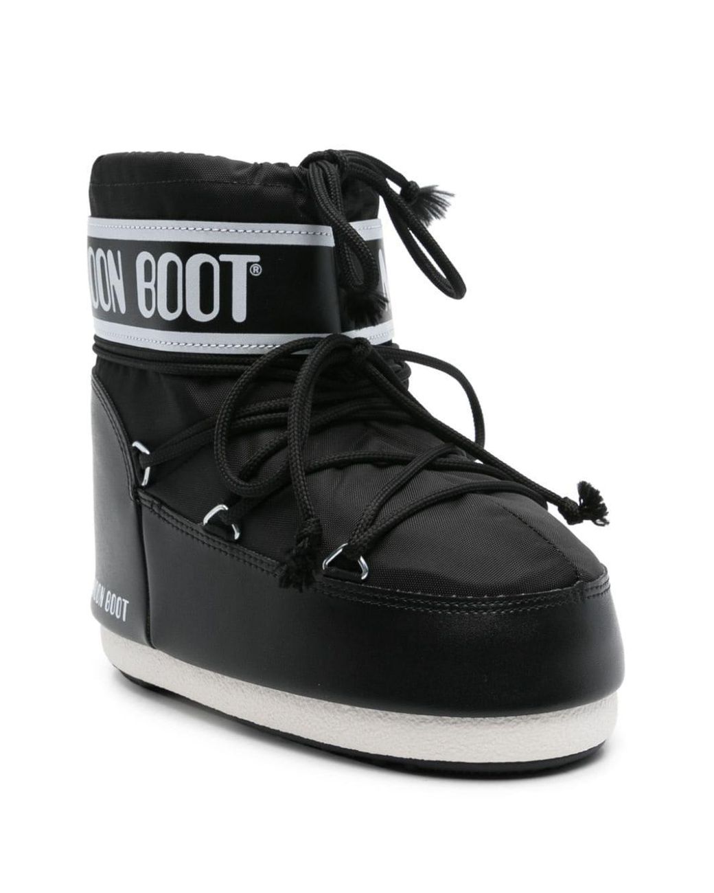 Moon Boot Black Icon Low Boots for men