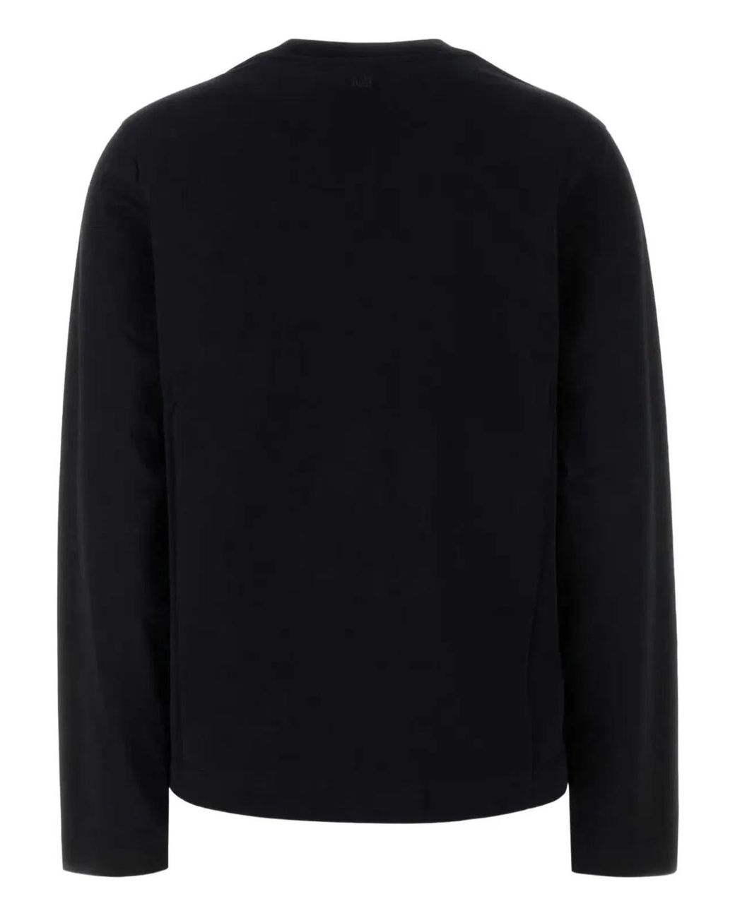 AMI Black Long-Sleeve Ami De Coeur T-Shirt for men