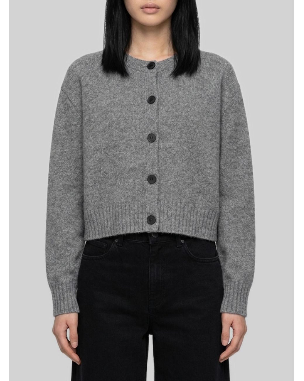 Loulou de Saison Gray Anthracite Remus Cardigan
