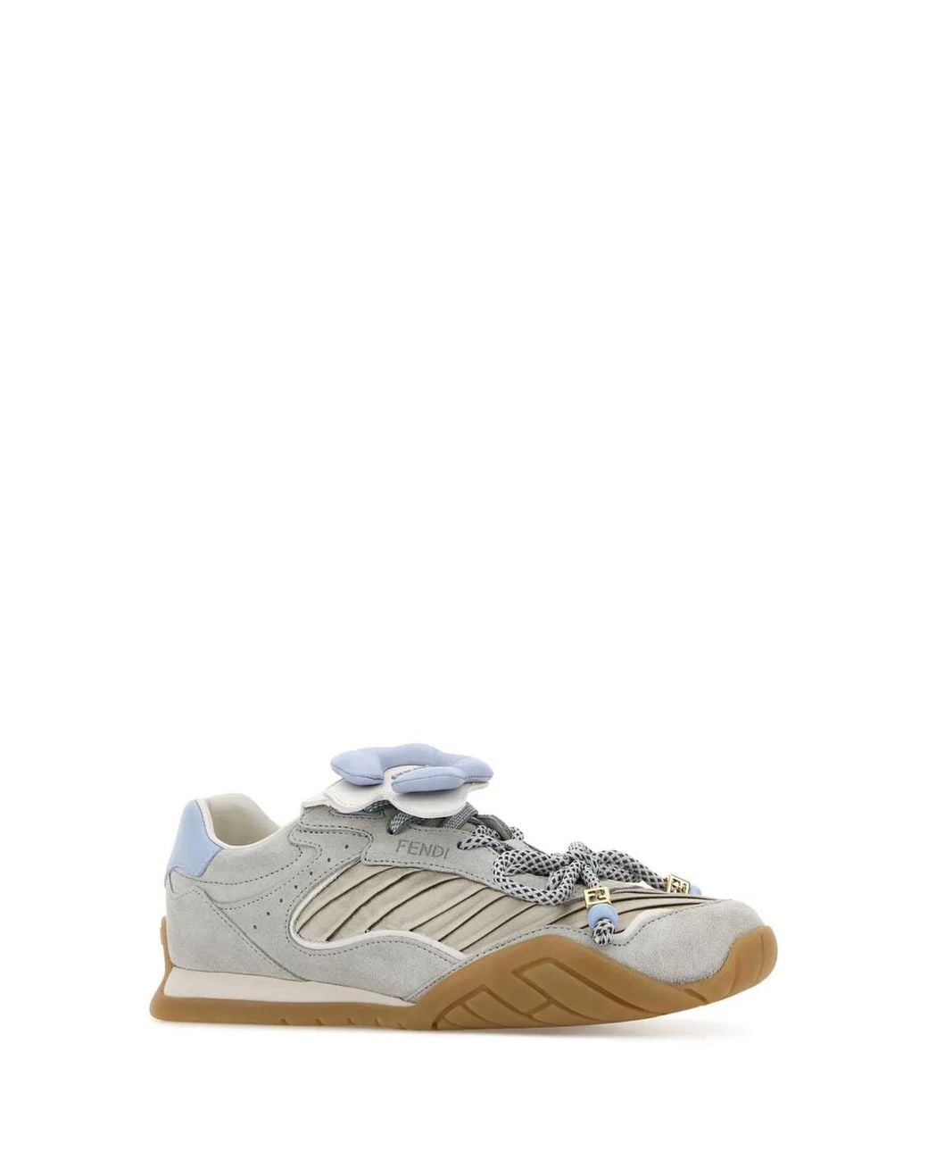 Fendi White Wave Pulse Sneakers