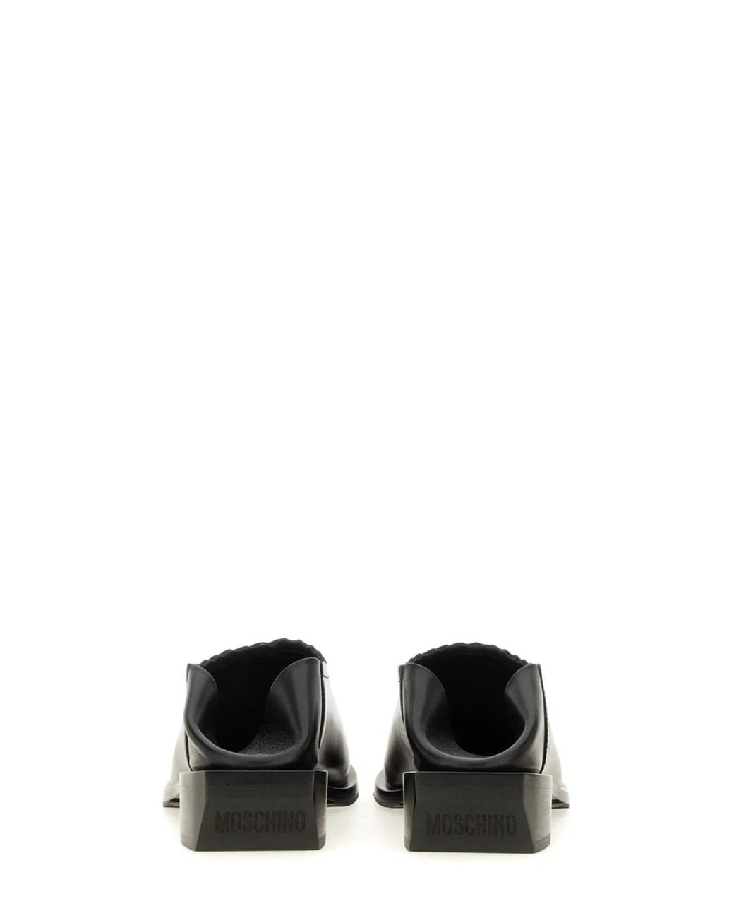 Moschino Couture Black Shootie Cuban Heel