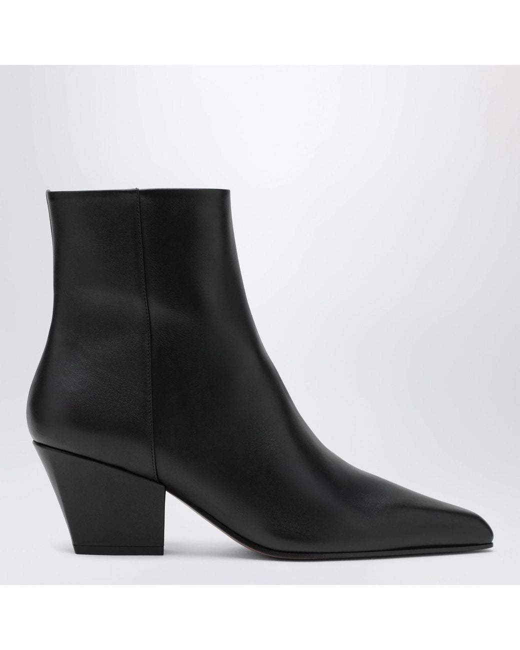 Paris Texas Black Jane Ankle Boots
