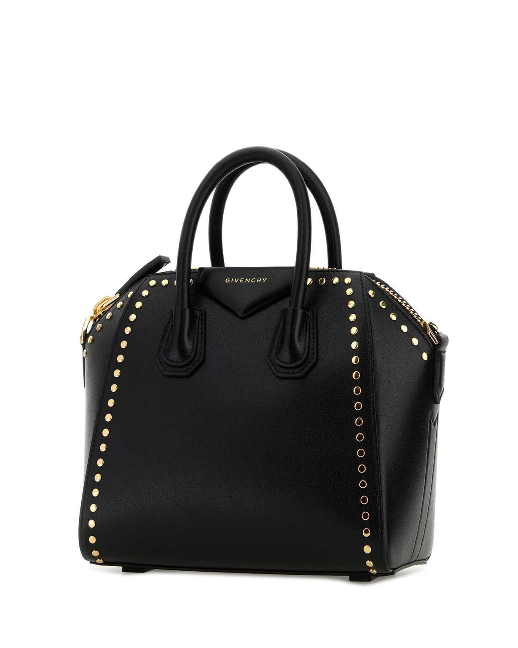 Givenchy Black Leather Mini Antigona Handbag