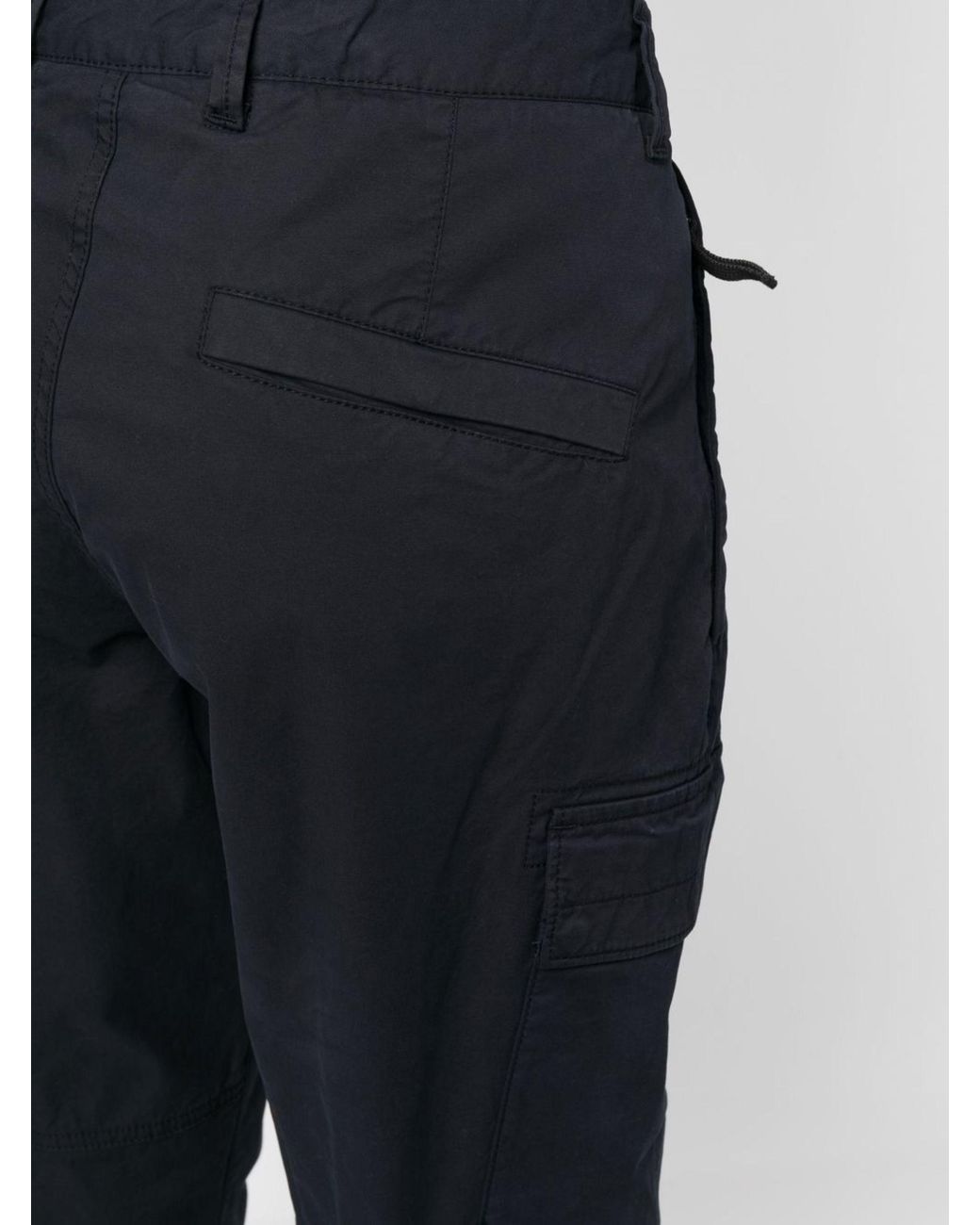 Stone Island Blue Pantalone Regular Tapered for men