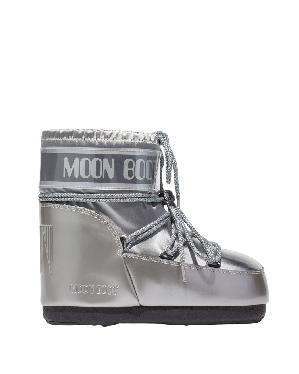 Moon Boot Gray "Icon Moonboot" Low Glance Boots