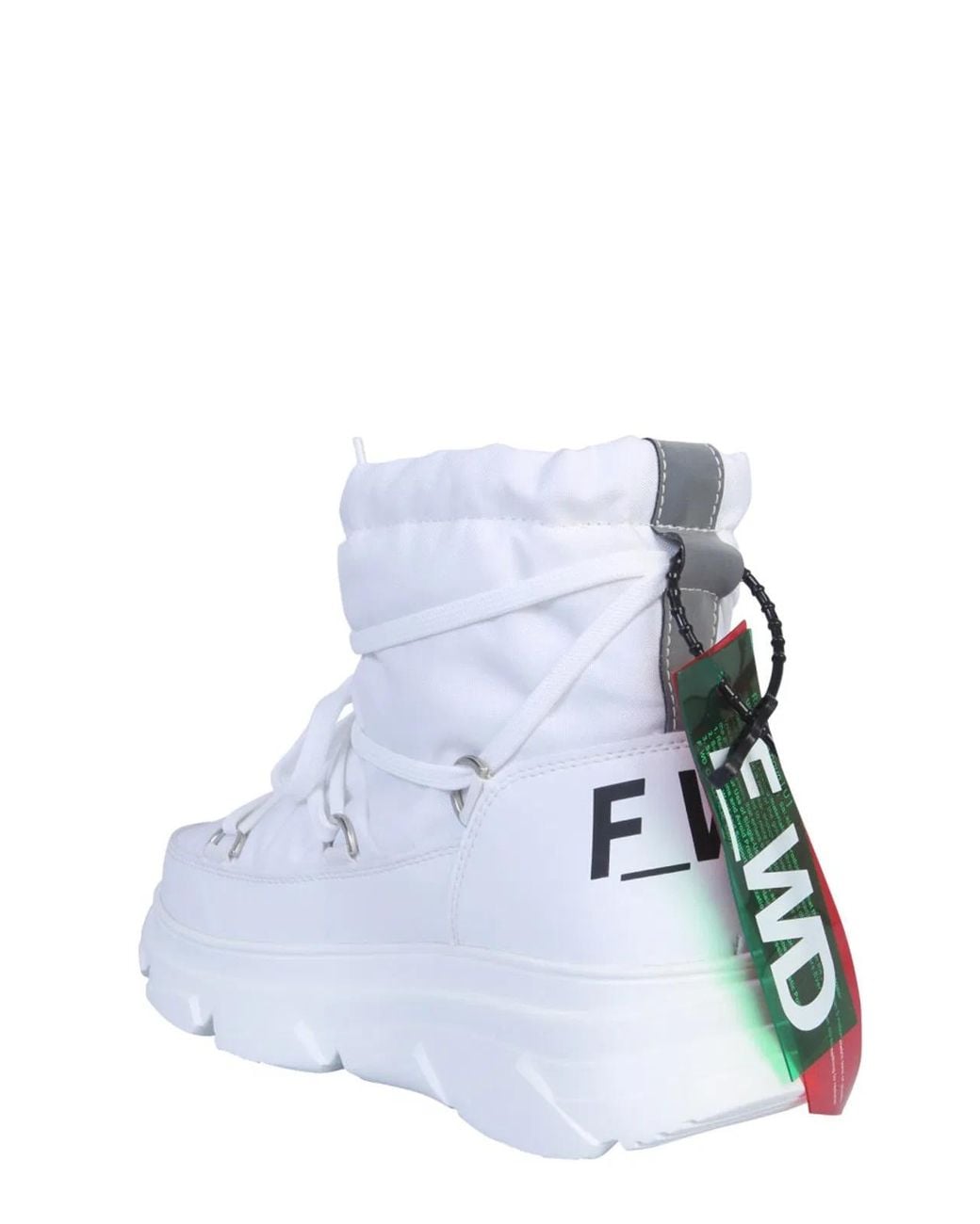FWRD White Nylon Boot