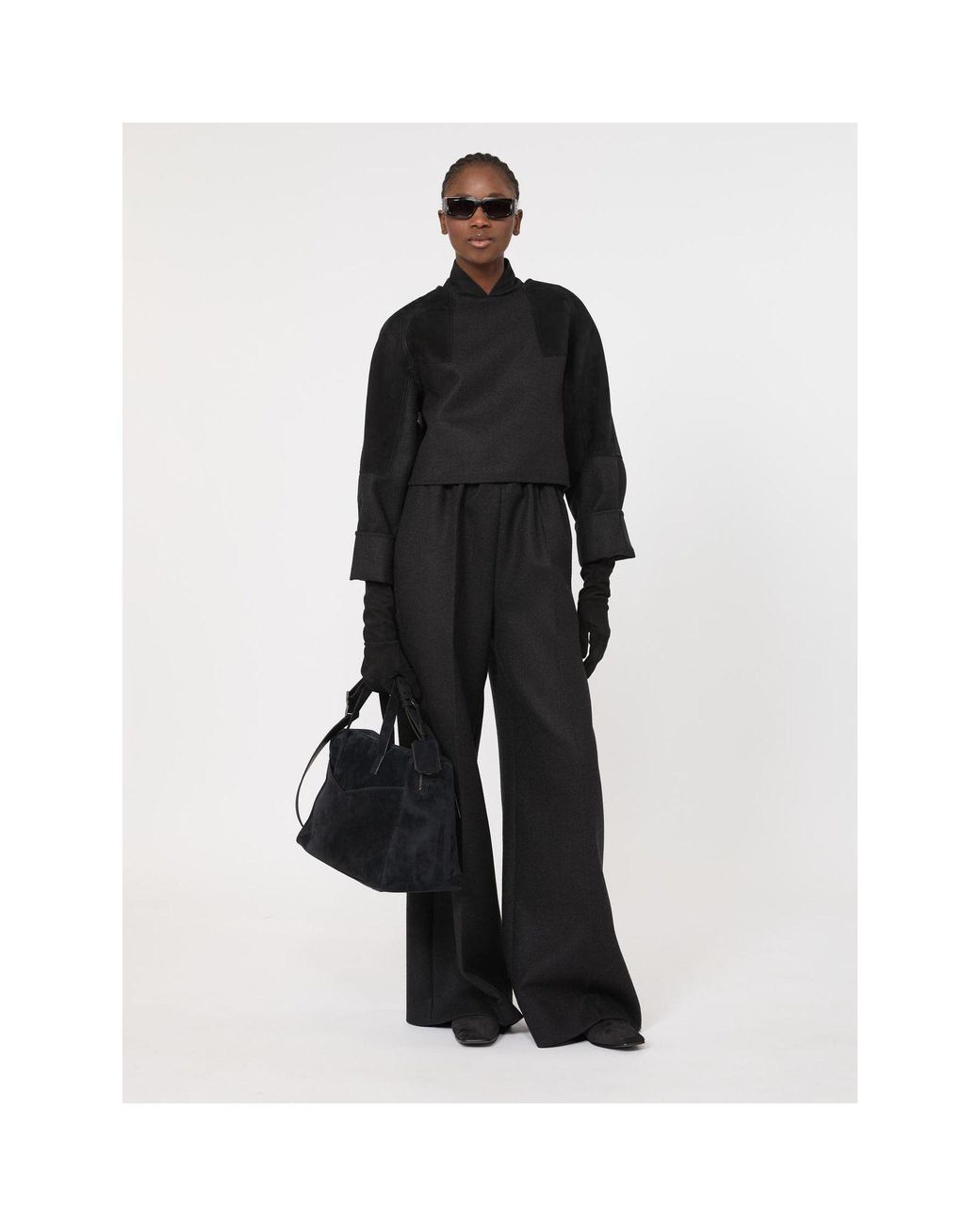 Max Mara Black Mxsafa Jacket Dark