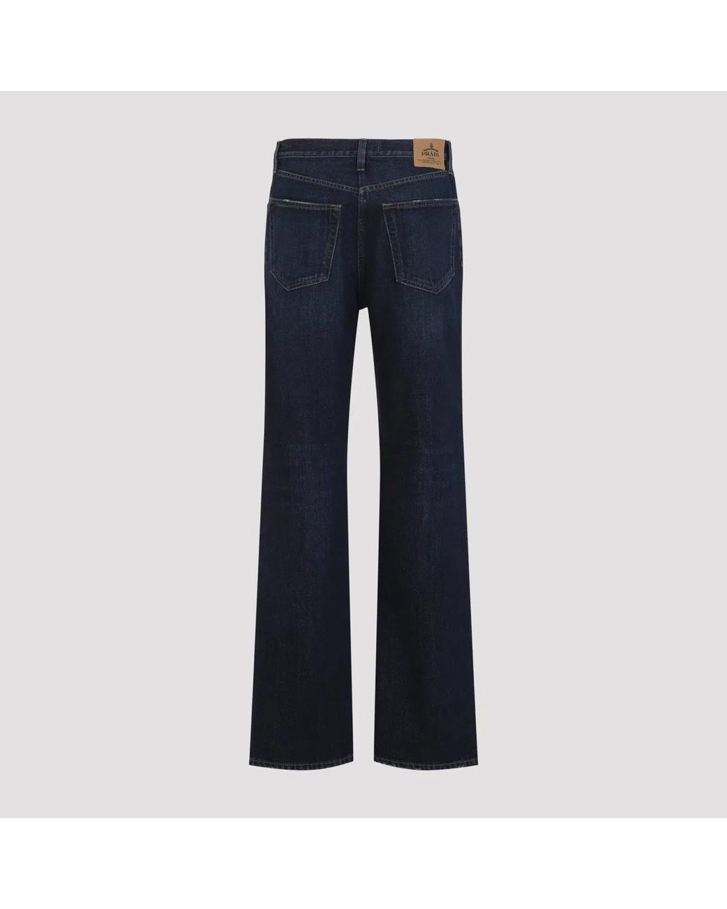 Prada Blue Cotton Jeans