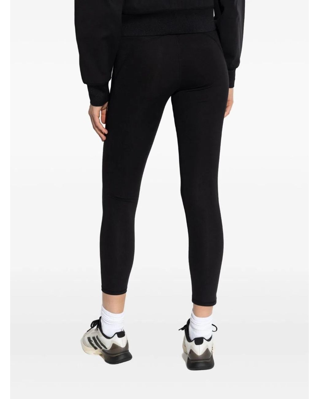 Adidas By Stella McCartney Black Adidas By Stella Mccartney Logo Leggings