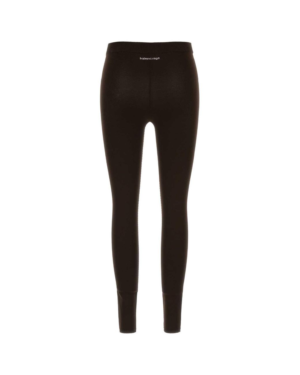 Balenciaga Black Balancing Knit Leggings For