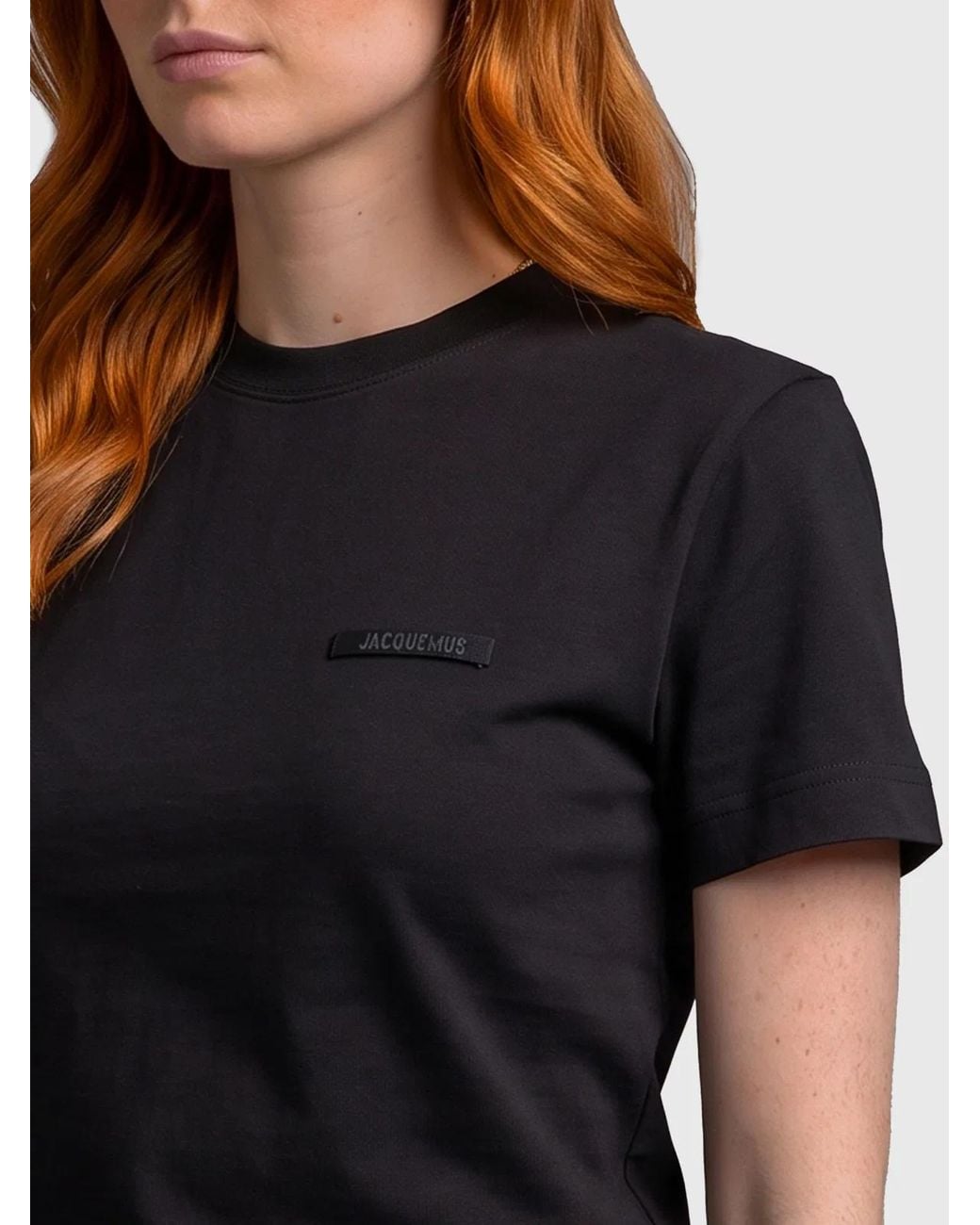 Jacquemus Black Crew Neck T-Shirt