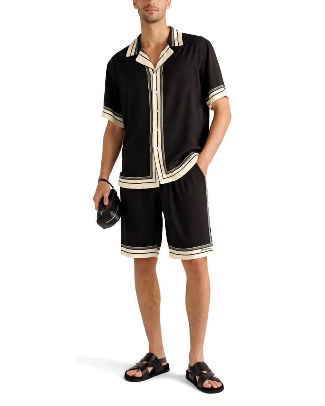 Dolce & Gabbana Black Dolce & Gabbana Drawstring Shorts for men