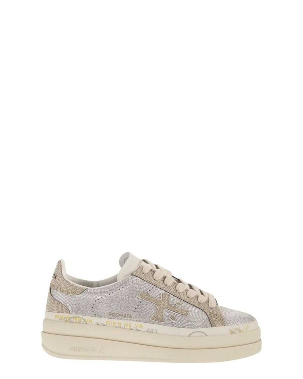 Premiata Gray Pu Ny Sneakers