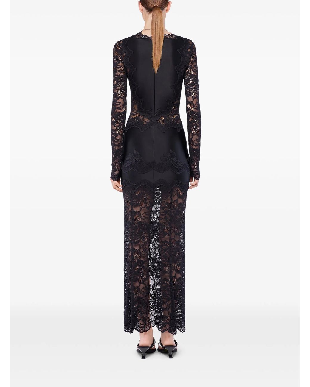 Rabanne Black Polyamide Viscose Elastane Dress