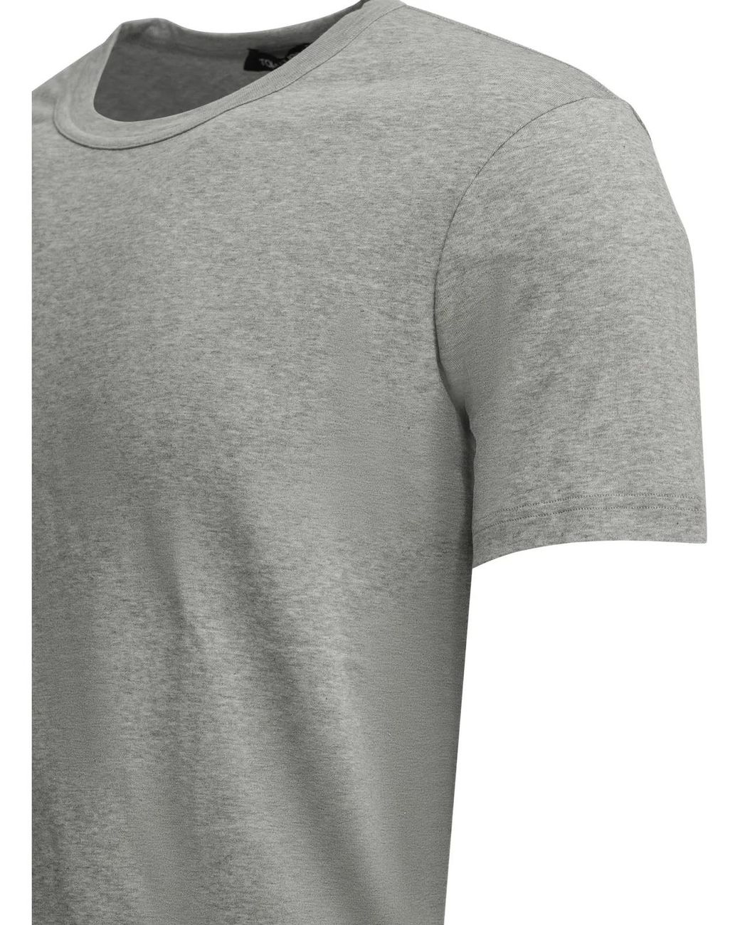 Tom Ford Gray Cotton Underwear T-Shirt for men
