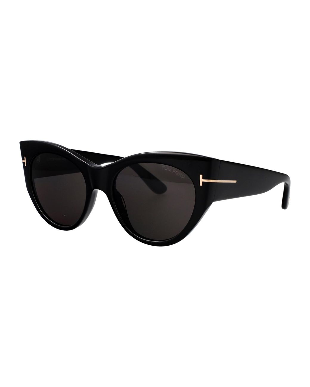 Tom Ford Black Nero Lucido Fumo Acetate Sunglasses