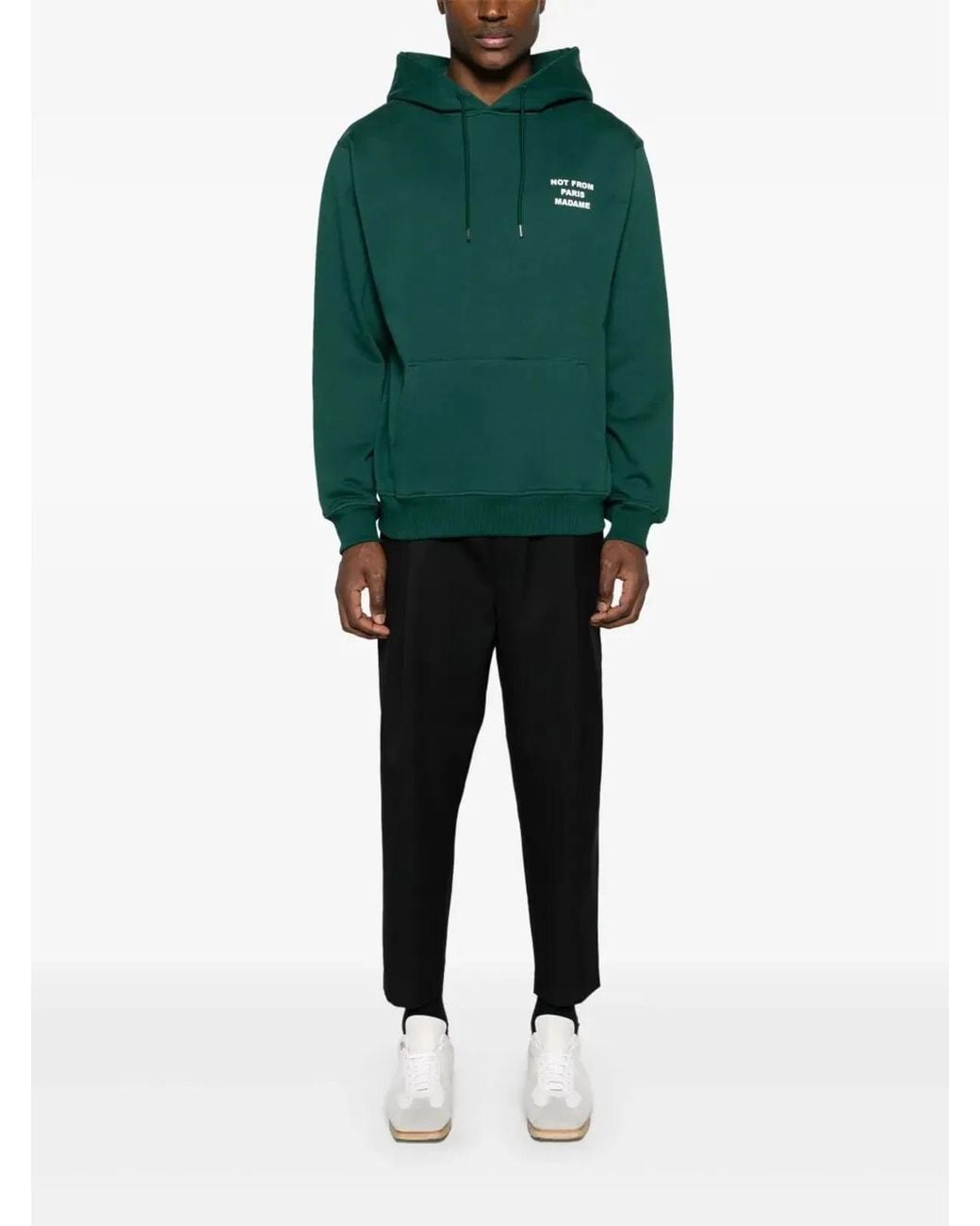 Drole de Monsieur Green "Le Hoodie Slogan" Hoodie for men