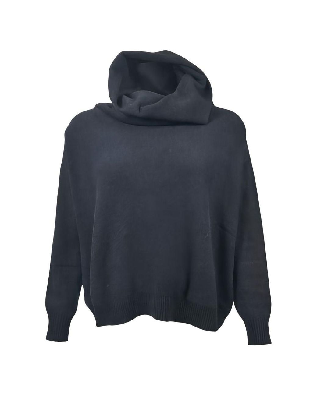 D.exterior Blue Wool Sweater