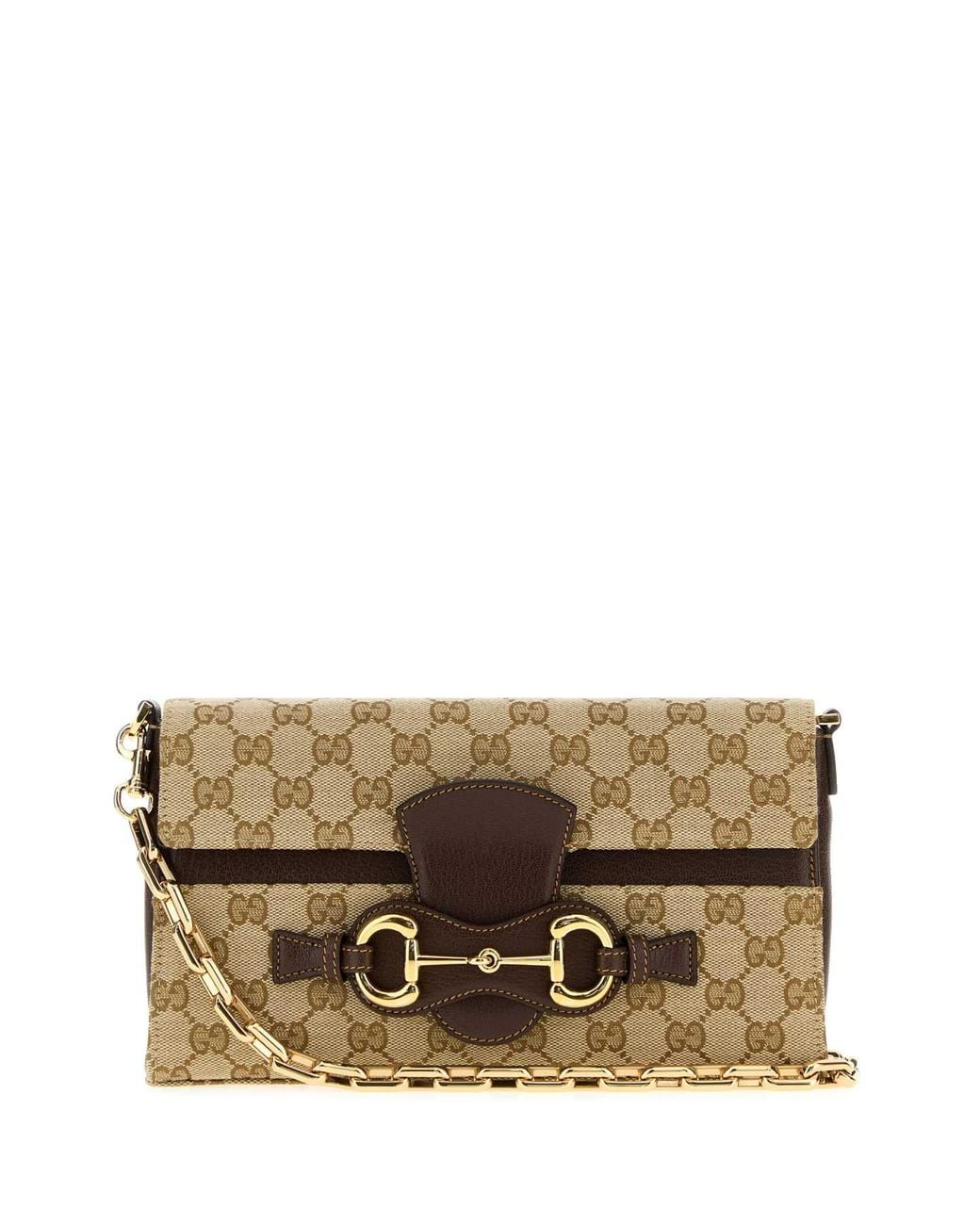 Gucci Multicolor Gg Fabric Medium Horsebit Ristretto Shoulder Bag
